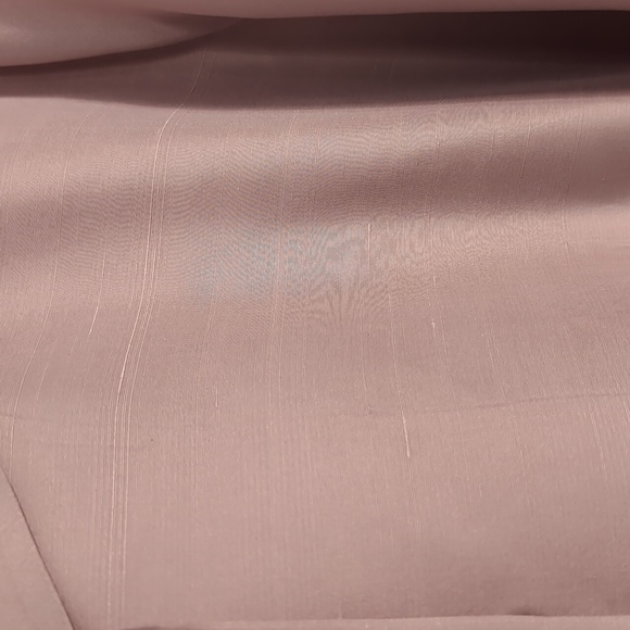 Vintage Samantha Taylor Mauve Silk 3/4 Sleeve Button Up Size 14 - Picture 4 of 5